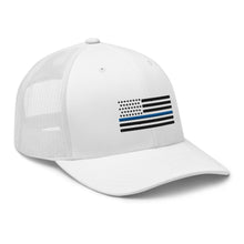 Load image into Gallery viewer, Thin Blue Line Trucker Cap