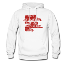 Load image into Gallery viewer, .45 Hoodie - white