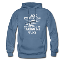 Load image into Gallery viewer, No One Will Be Taking My Guns Hoodie - denim blue