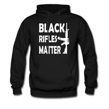 Load image into Gallery viewer, Black Rifles Matter Hoodie - black