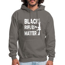 Load image into Gallery viewer, Black Rifles Matter Hoodie - asphalt gray