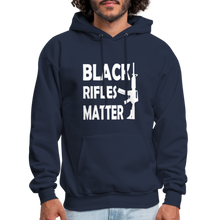 Load image into Gallery viewer, Black Rifles Matter Hoodie - navy