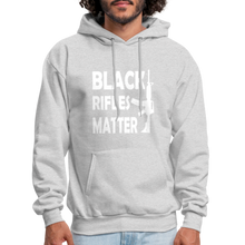 Load image into Gallery viewer, Black Rifles Matter Hoodie - ash