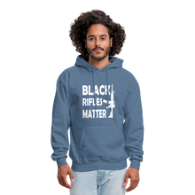 Load image into Gallery viewer, Black Rifles Matter Hoodie - denim blue