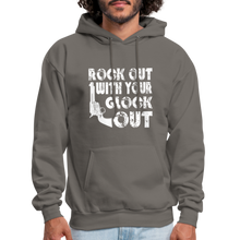 Load image into Gallery viewer, Rock Out With Your Glock Out Hoodie - asphalt gray