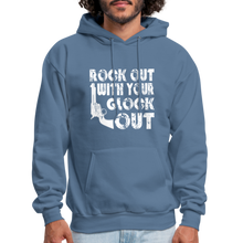 Load image into Gallery viewer, Rock Out With Your Glock Out Hoodie - denim blue