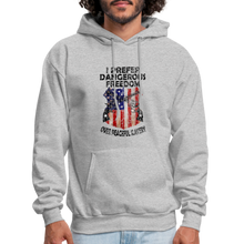 Load image into Gallery viewer, I Prefer Dangerous Freedom Hoodie - heather gray