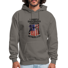 Load image into Gallery viewer, I Prefer Dangerous Freedom Hoodie - asphalt gray