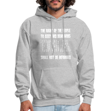 Load image into Gallery viewer, The Right Of The People Shall Not Be Infringed Hoodie - heather gray