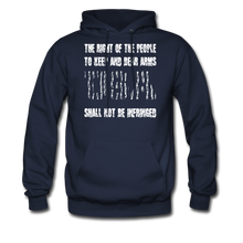 Load image into Gallery viewer, The Right Of The People Shall Not Be Infringed Hoodie - navy