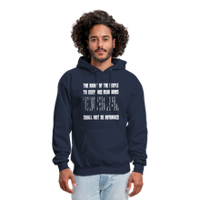Load image into Gallery viewer, The Right Of The People Shall Not Be Infringed Hoodie - navy