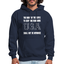 Load image into Gallery viewer, The Right Of The People Shall Not Be Infringed Hoodie - navy