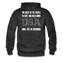 Load image into Gallery viewer, The Right Of The People Shall Not Be Infringed Hoodie - charcoal grey