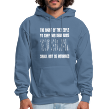 Load image into Gallery viewer, The Right Of The People Shall Not Be Infringed Hoodie - denim blue