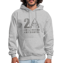 Load image into Gallery viewer, I Will Defend My Rights Hoodie - heather gray
