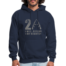 Load image into Gallery viewer, I Will Defend My Rights Hoodie - navy
