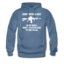 Load image into Gallery viewer, AR15 Hoodie - denim blue