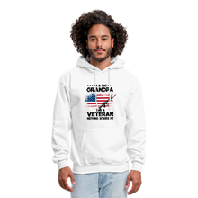 Load image into Gallery viewer, I'm A Veteran Nothing Scares Me Hoodie - white
