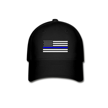 Load image into Gallery viewer, Thin Blue Line Cap - black
