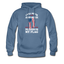 Load image into Gallery viewer, Never Apologize Hoodie - denim blue