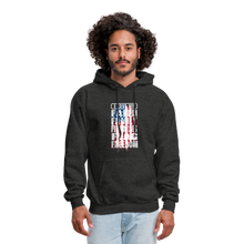 Load image into Gallery viewer, I Love My Flag Hoodie - charcoal grey