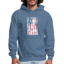 Load image into Gallery viewer, I Love My Flag Hoodie - denim blue
