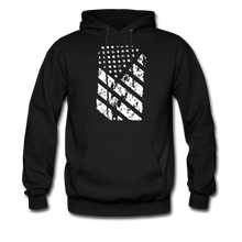 Load image into Gallery viewer, Graffiti Flag Hoodie - black