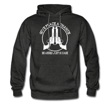 Load image into Gallery viewer, Give Peace A Chance Hoodie - charcoal grey