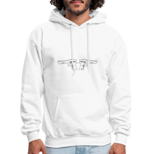 Load image into Gallery viewer, Guns Don't Kill People Hoodie - white