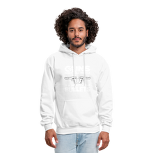 Load image into Gallery viewer, Guns Don't Kill People Hoodie - white