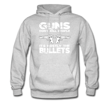 Load image into Gallery viewer, Guns Don't Kill People Hoodie - ash