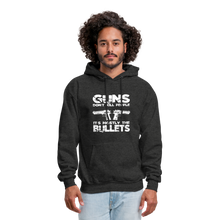 Load image into Gallery viewer, Guns Don't Kill People Hoodie - charcoal grey