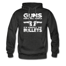 Load image into Gallery viewer, Guns Don't Kill People Hoodie - charcoal grey