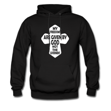 Load image into Gallery viewer, My Freedoms Are Given By God Hoodie - black
