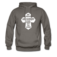 Load image into Gallery viewer, My Freedoms Are Given By God Hoodie - asphalt gray