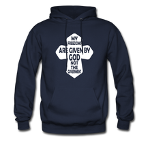 Load image into Gallery viewer, My Freedoms Are Given By God Hoodie - navy