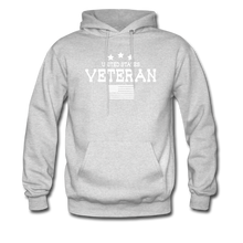 Load image into Gallery viewer, United States Veteran Hoodie - ash