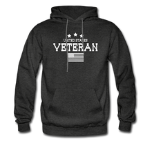 Load image into Gallery viewer, United States Veteran Hoodie - charcoal grey