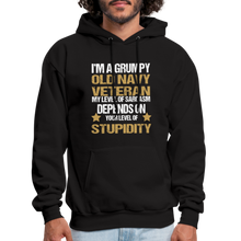 Load image into Gallery viewer, Old Navy Veteran Hoodie - black