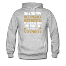 Load image into Gallery viewer, Old Navy Veteran Hoodie - heather gray