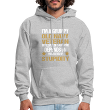 Load image into Gallery viewer, Old Navy Veteran Hoodie - heather gray