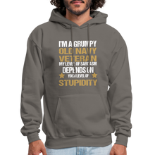 Load image into Gallery viewer, Old Navy Veteran Hoodie - asphalt gray