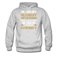 Load image into Gallery viewer, Old Navy Veteran Hoodie - ash