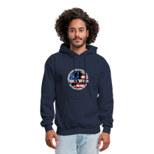 Load image into Gallery viewer, Heroes Don't Wear Capes Hoodie - navy