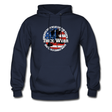 Load image into Gallery viewer, Heroes Don't Wear Capes Hoodie - navy