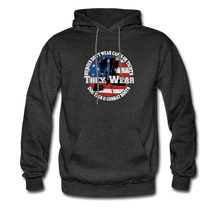 Load image into Gallery viewer, Heroes Don't Wear Capes Hoodie - charcoal grey