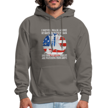 Load image into Gallery viewer, My Brothers Watch My Back Hoodie - asphalt gray
