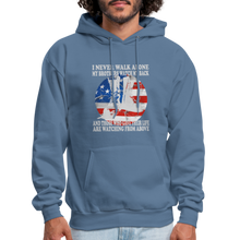 Load image into Gallery viewer, My Brothers Watch My Back Hoodie - denim blue