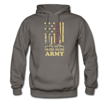 Load image into Gallery viewer, Veteran of the United States Army Hoodie - asphalt gray
