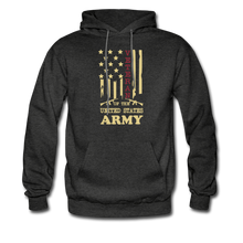 Load image into Gallery viewer, Veteran of the United States Army Hoodie - charcoal grey